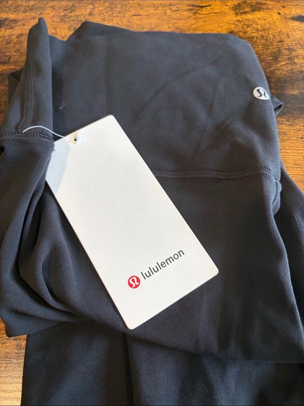 lululemon athletica Black High-Rise Leggings with Logo